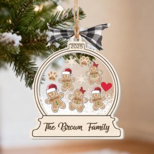 Main featured view of Personalized 4D Cookie Ornament | Custom Family Christmas Ornament | Cute Holiday Gift manufactured by VTN Group